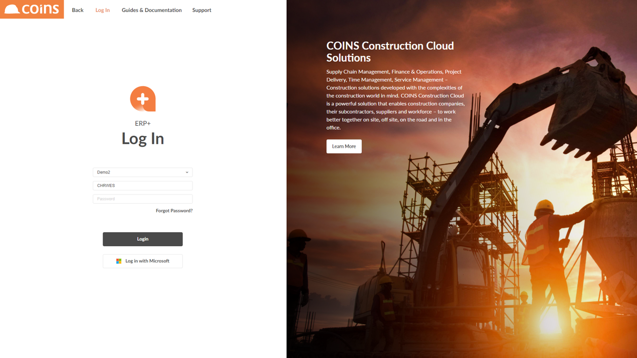 screenshot of Access Coins
